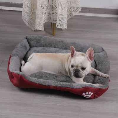 FurryFusion Cama cuadrada para perros
