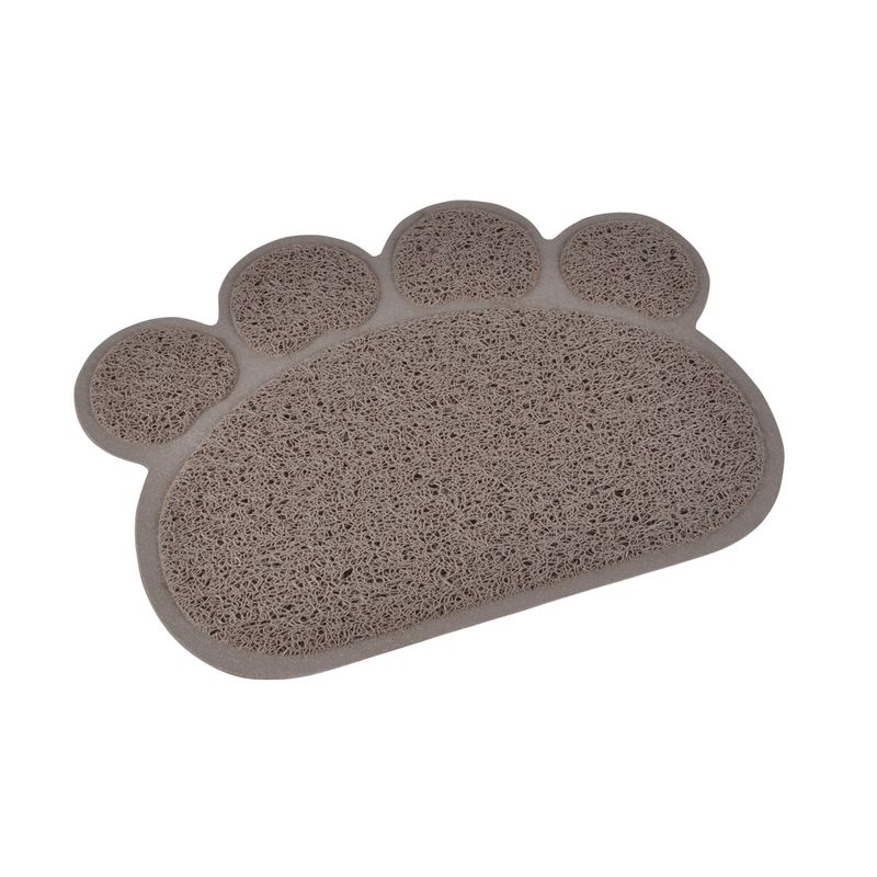 Tapis chat en forme de patte