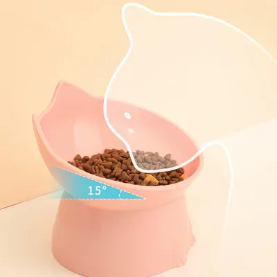 FurryFusion Gamelle haute capacité pour chat anti-renversement