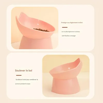 FurryFusion Gamelle haute capacité pour chat anti-renversement