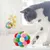 Pet Planet Lot de 3 balles extensibles en peluche pour chat
