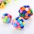 Pet Planet Lot de 3 balles extensibles en peluche pour chat