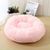 FurryFusion Lit rond en peluche pour chat