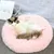 FurryFusion Lit rond en peluche pour chat