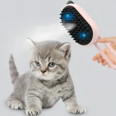 FurryFusion Brosse de nettoyage pour massage pour animaux de compagnie