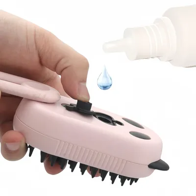 FurryFusion Brosse de nettoyage pour massage pour animaux de compagnie
