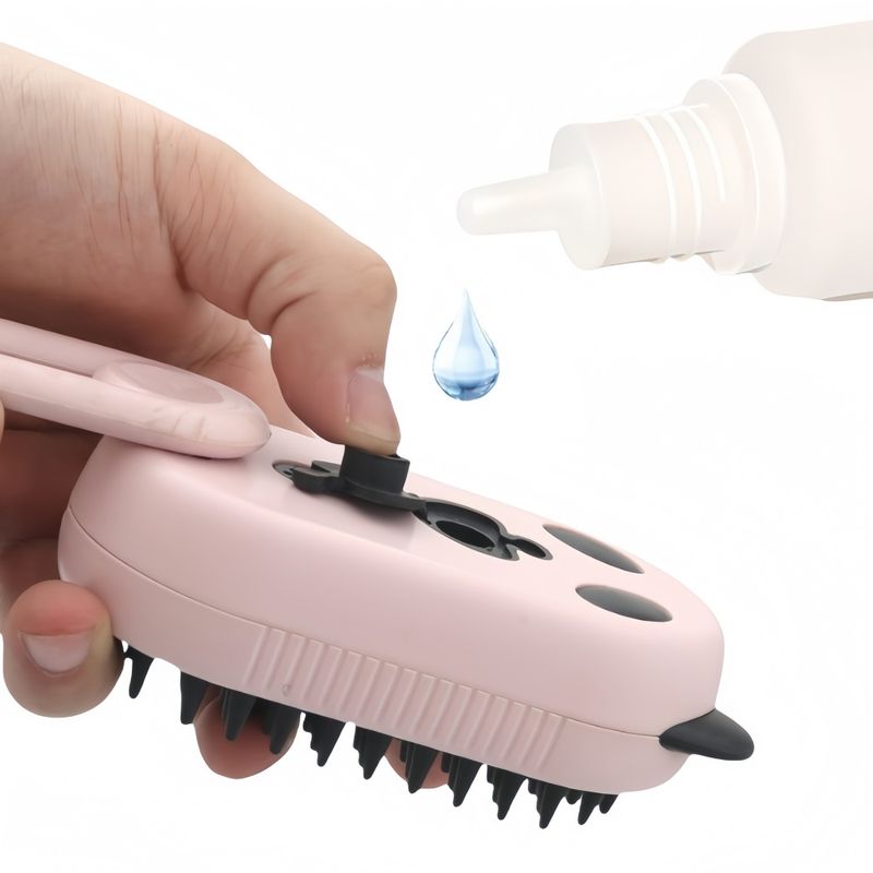 FurryFusion Brosse de nettoyage pour massage pour animaux de compagnie