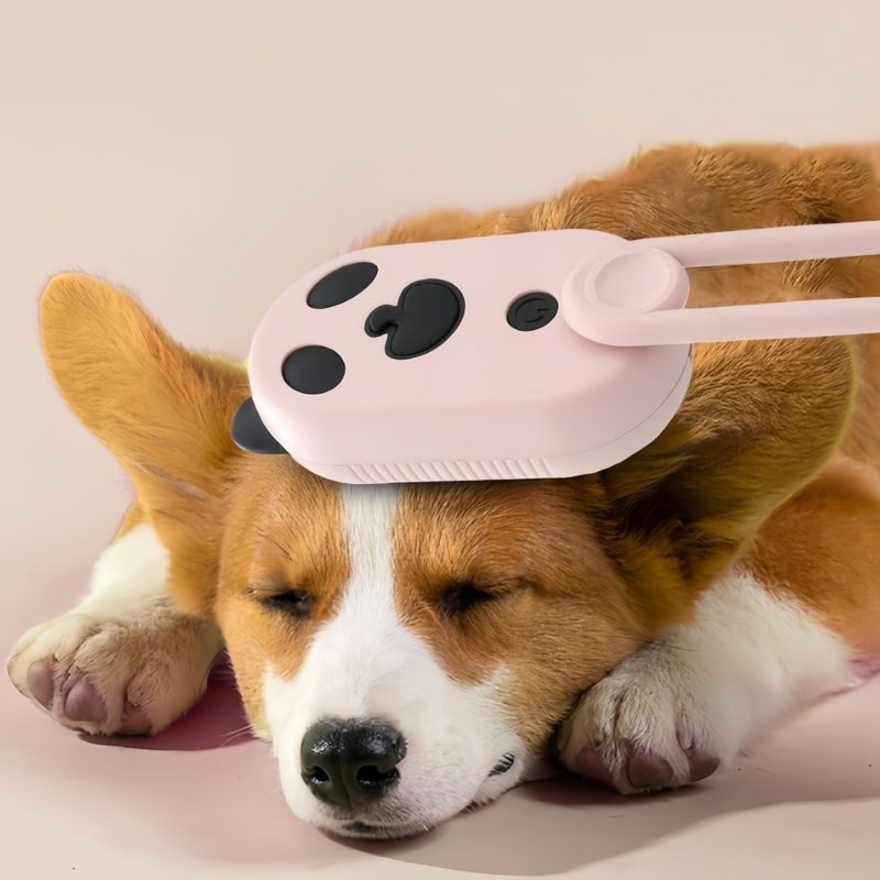 FurryFusion Brosse de nettoyage pour massage pour animaux de compagnie