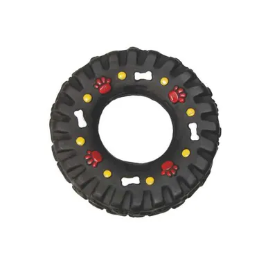 Jouet pour Chien Anneau Pneu en Caoutchouc