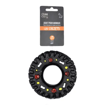 Jouet pour Chien Anneau Pneu en Caoutchouc
