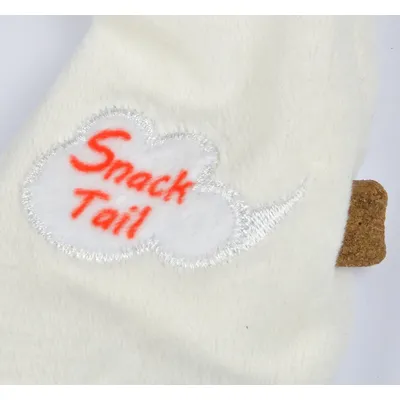 Jouet en peluche vache friandises à cacher pour chien