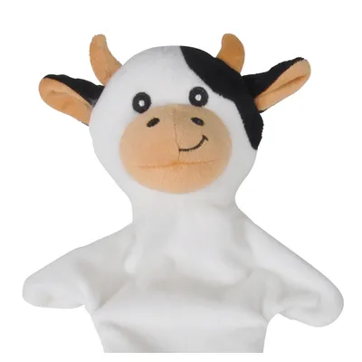 Jouet en peluche vache friandises à cacher pour chien