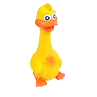 Jouet Canard en Latex pour Chien - Résistant avec Couineur