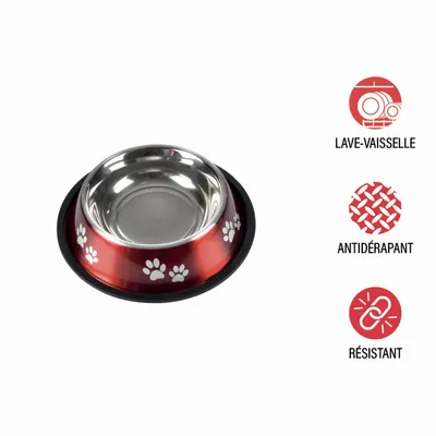 Gamelle ronde anti dérapante