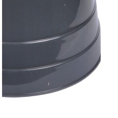 Gamelle ronde en plastique anthracite