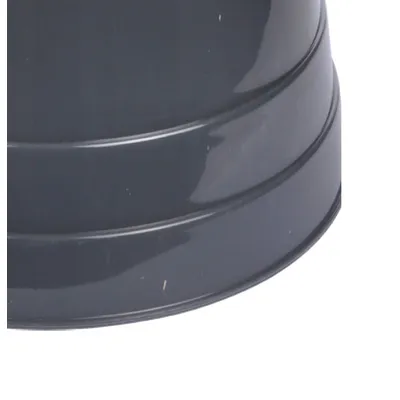 Gamelle ronde en plastique anthracite