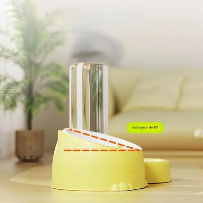 FurryFusion Double gamelle d'eau et de nourriture pour chats et chiens