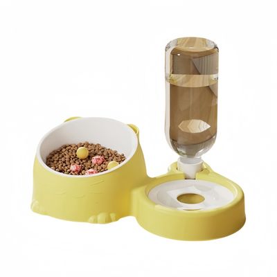 FurryFusion Double gamelle d'eau et de nourriture pour chats et chiens