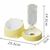 FurryFusion Double gamelle d'eau et de nourriture pour chats et chiens