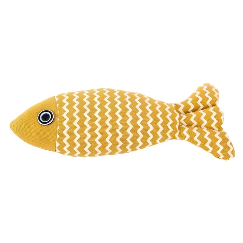 FurryFusion Jouet pour chat en forme de poisson au catnip