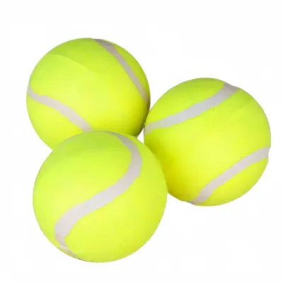 FurryFusion Lot de 3 balles de tennis extensibles pour chien