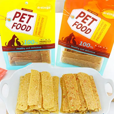 FurryFusion Friandises pour chiens, viande séchée de poulet et légumes