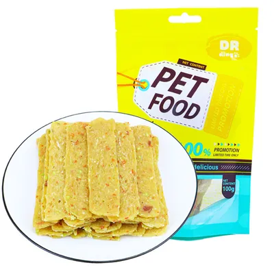 FurryFusion Friandises pour chiens, viande séchée de poulet et légumes