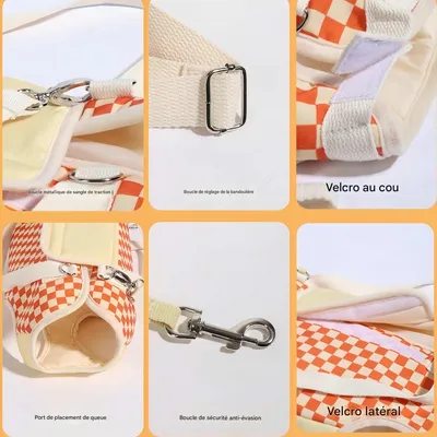 FurryFusion Sac à bandoulière portable pour chat