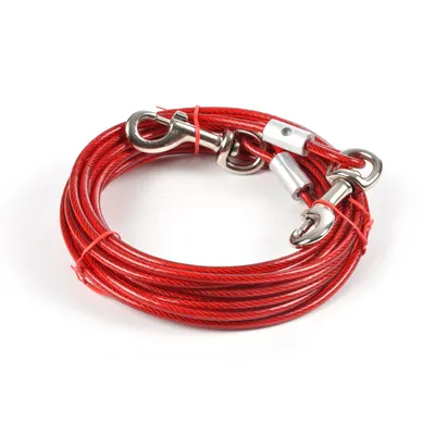 Laisse câble d'attache pour chien