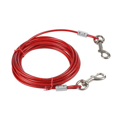 Laisse câble d'attache pour chien