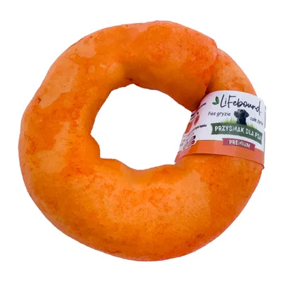 Lifebound Os à mâcher en cuir de veau, petit anneau, lot de 10, 8,9 cm