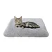 MaxCor Coussin Déhoussable Chien et Chat - Mémoire de Forme - Petit Gris