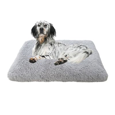 MaxCor Coussin Déhoussable Chien - Mémoire de Forme - Grand Gris