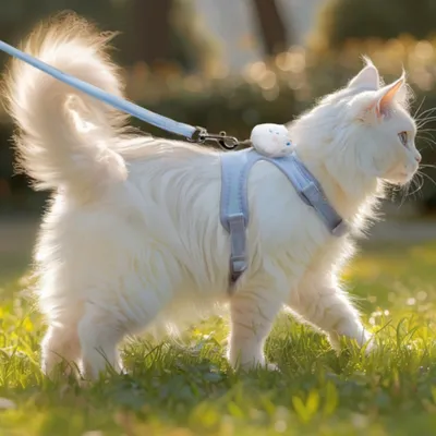 FurryFusion Harnachement de traction pour chat