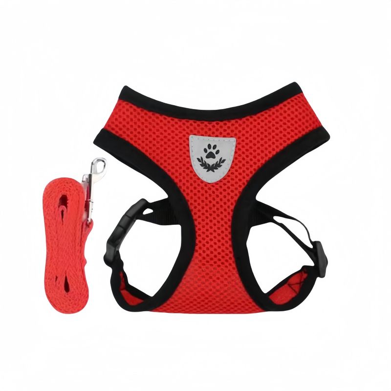 FurryFusion Harnais en toile respirante pour chat et chien