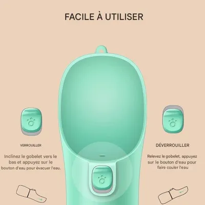 FurryFusion - Bouteille d'eau pour chien