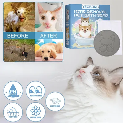 FurryFusion Savon de bain anti-acariens