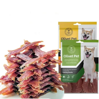FurryFusion Golosinas para perros, carne de pato deshidratada