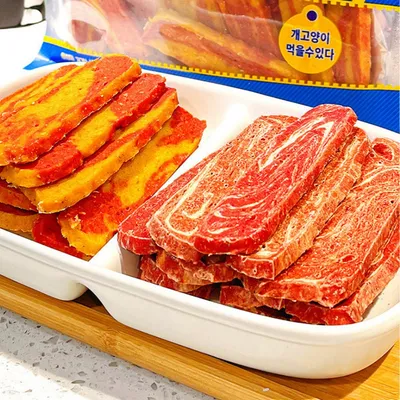 FurryFusion Friandises pour chiens, 300 g de viande séchée