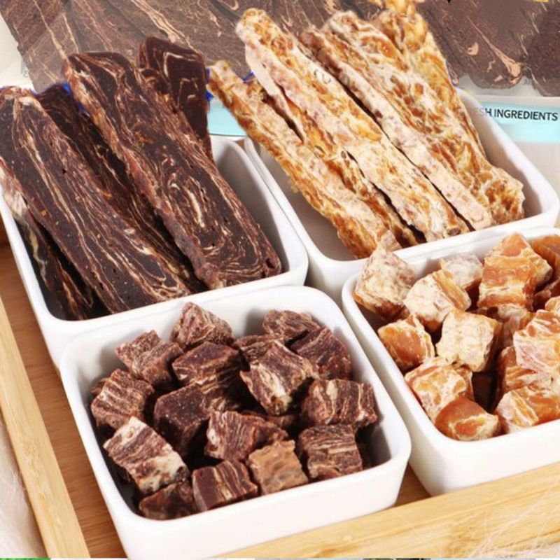 FurryFusion Friandises pour chiens, 300 g de viande séchée