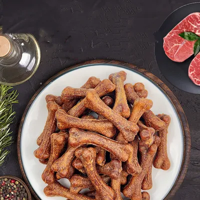 FurryFusion Friandises pour chiens, os à mâcher