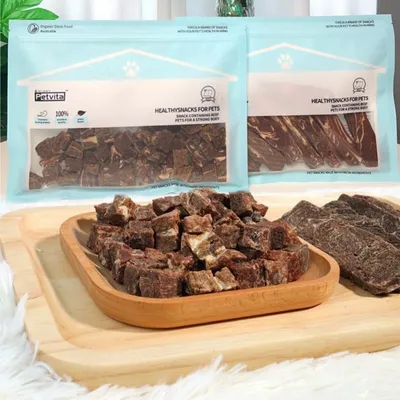 FurryFusion Friandises pour chiens, 300 g de viande séchée