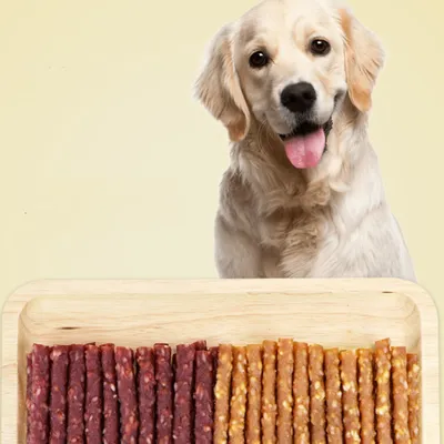 FurryFusion Collations pour chiens, bâtonnets de dentition au poulet