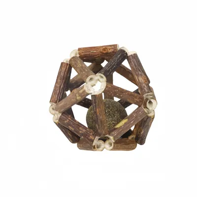 FurryFusion Balle de catnip tressée pour chat FurryFusion Balle de catnip tressée pour chat