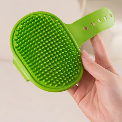 FurryFusion Peigne multifonction en silicone pour chien et chat