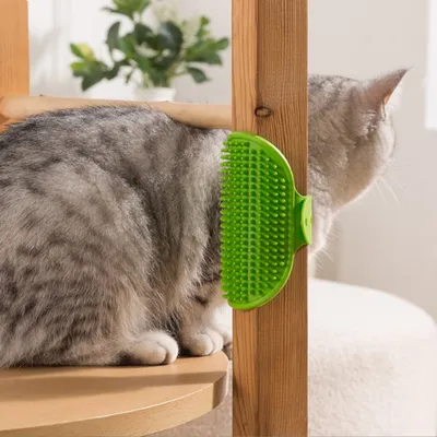 FurryFusion Peigne multifonction en silicone pour chien et chat