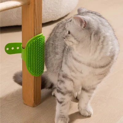 FurryFusion Peigne multifonction en silicone pour chien et chat