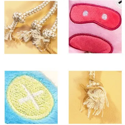 FurryFusion Peluche monstre marin pour chien