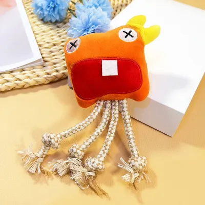 FurryFusion Peluche monstre marin pour chien