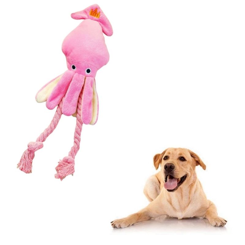 FurryFusion Plüsch-Oktopus für Hunde